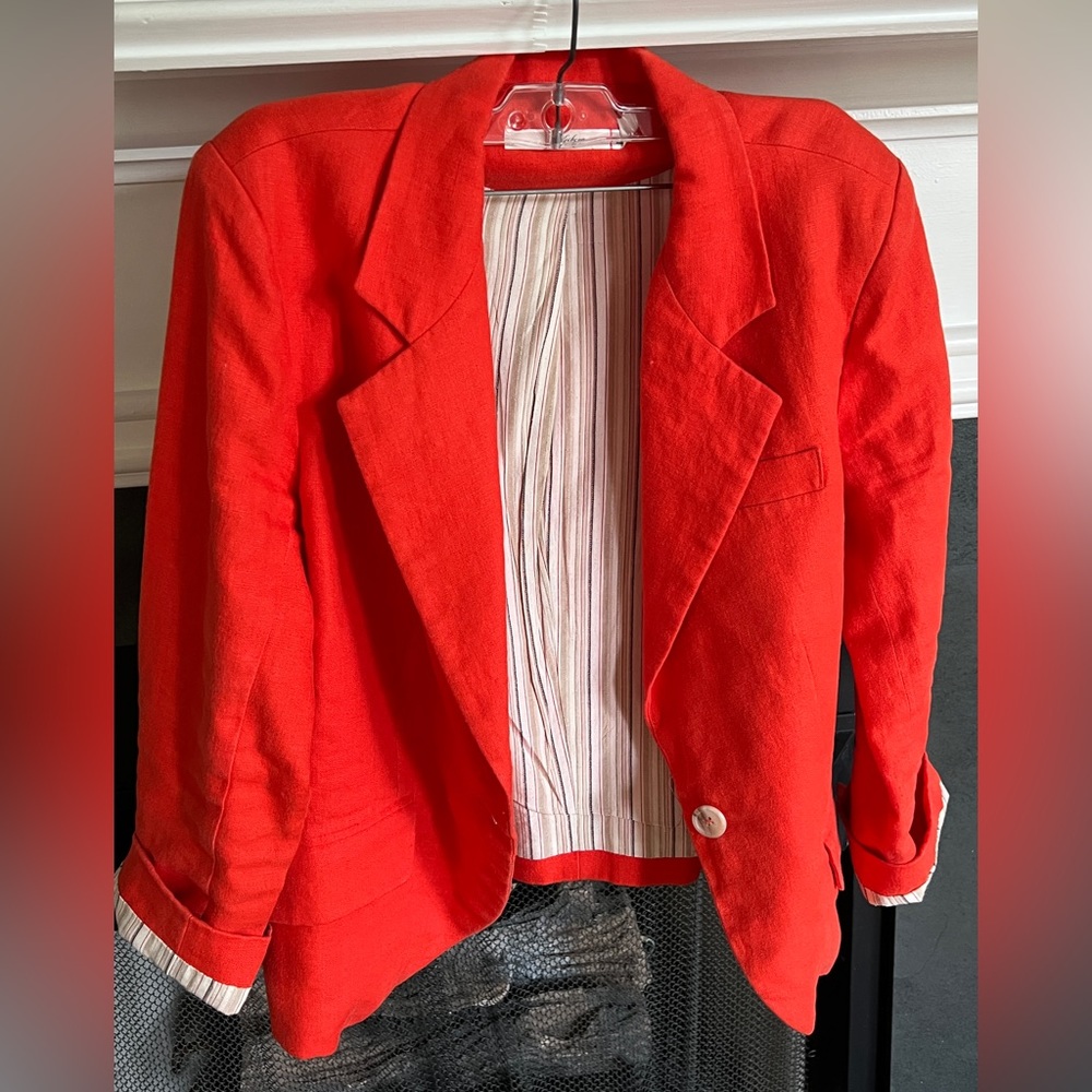 Cotton blazer - work friendly outfit